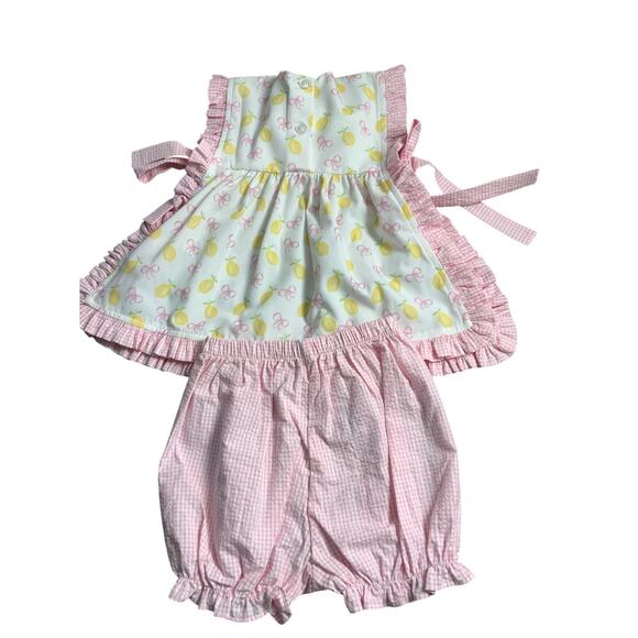 James & Lottie Abigail Bloomer/Banded Short Set - Squeeze The Day NWT 24mo - Picture 2 of 3